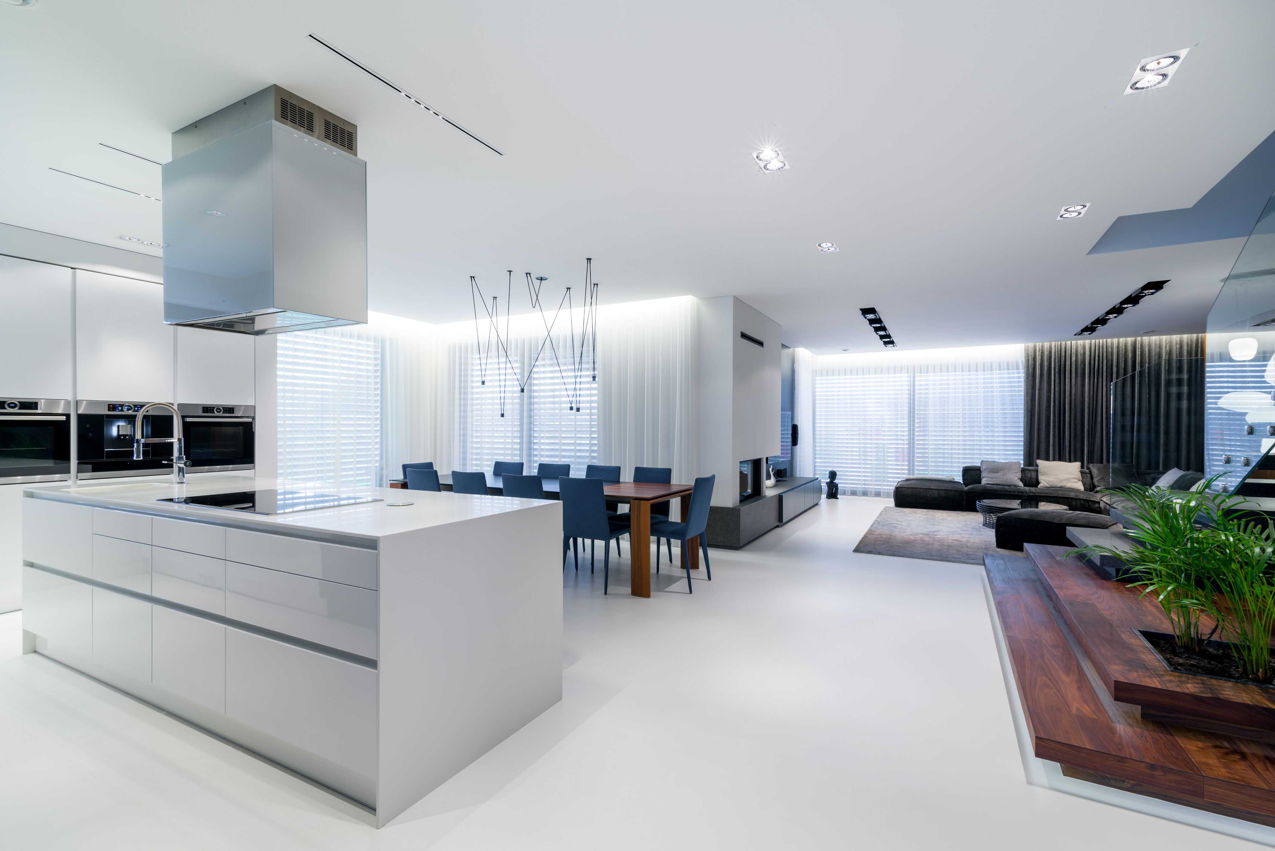 现代对比风格别墅设计-1