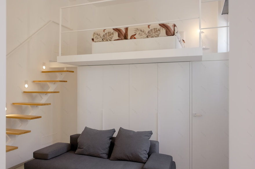 意大利 40 平米迷你公寓的惊艳设计-5