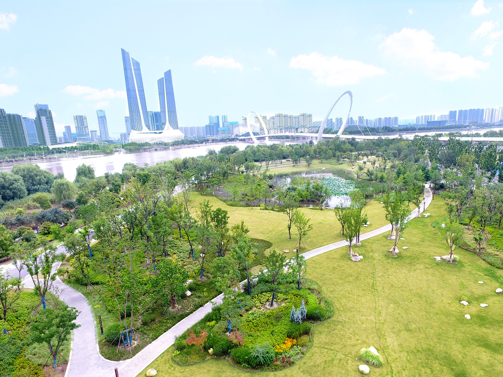 新加坡·南京生态科技岛，南京/一叶江洲·野趣绿廊-115