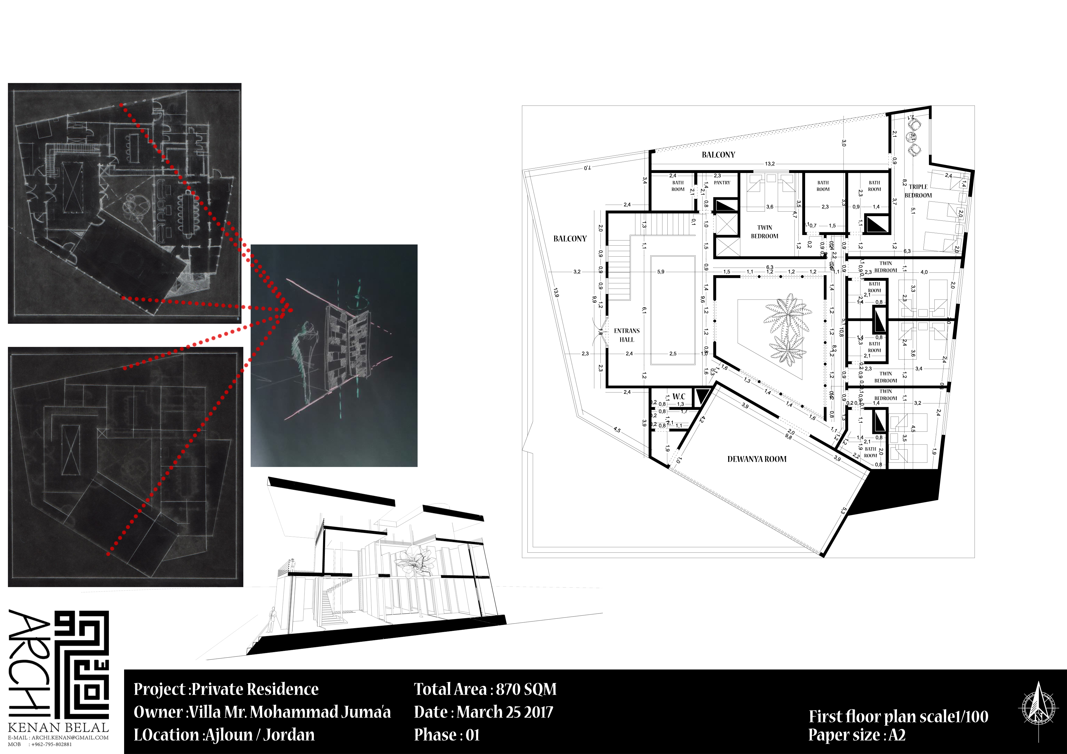 Kenan Belal丨别墅建筑丨Mr. Jum'aa Villa-9