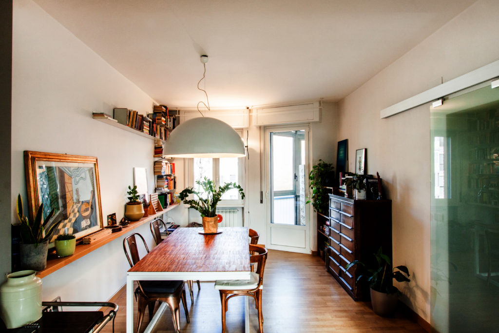 米兰个性公寓设计,温暖独特空间-4