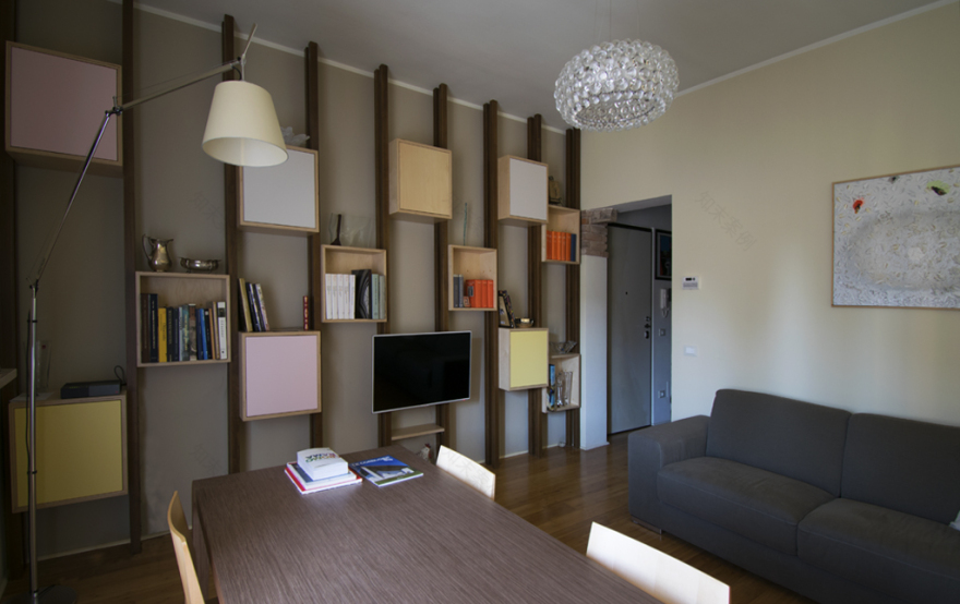 历史中心公寓的现代艺术融合-5