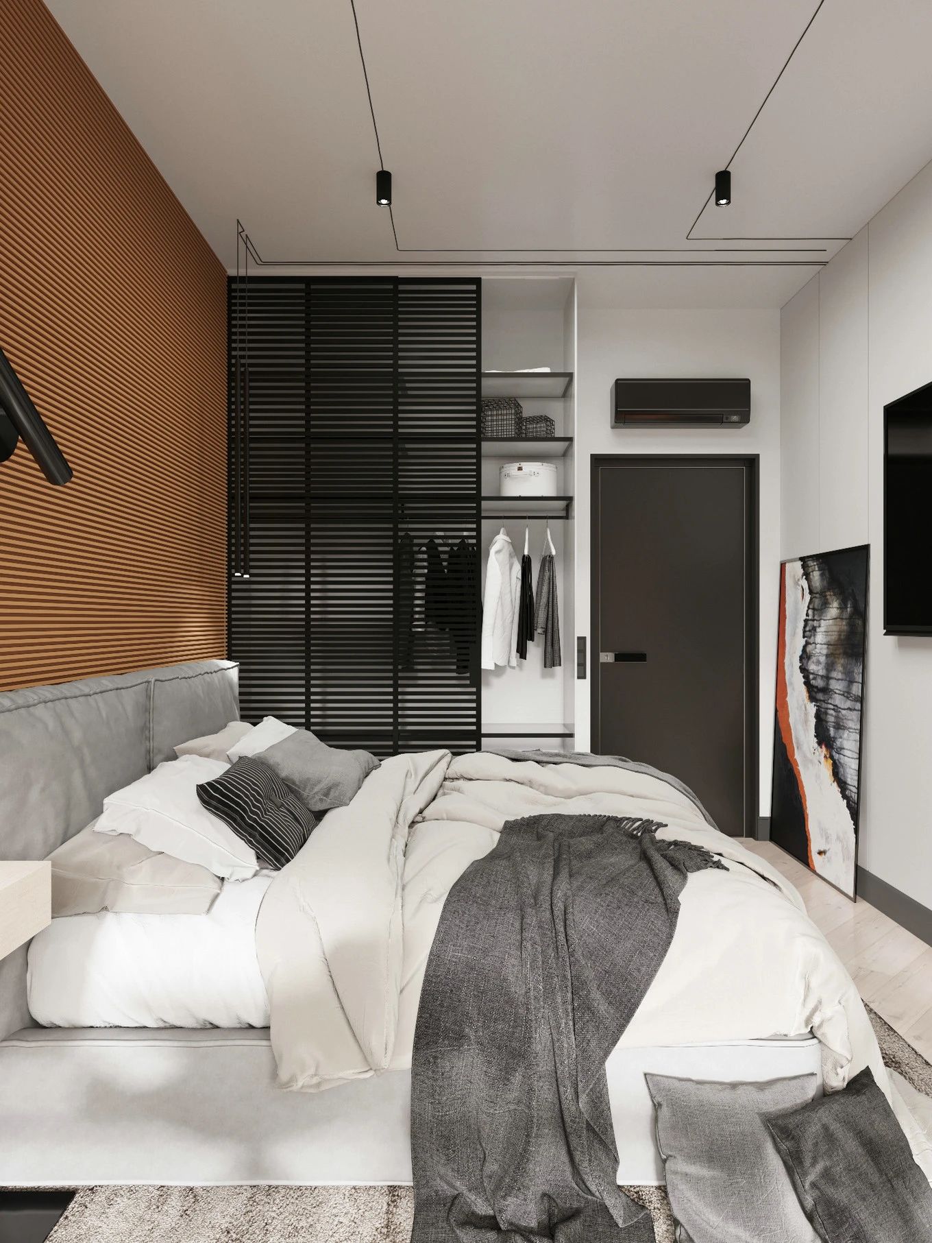 深色系的雅致空间-23