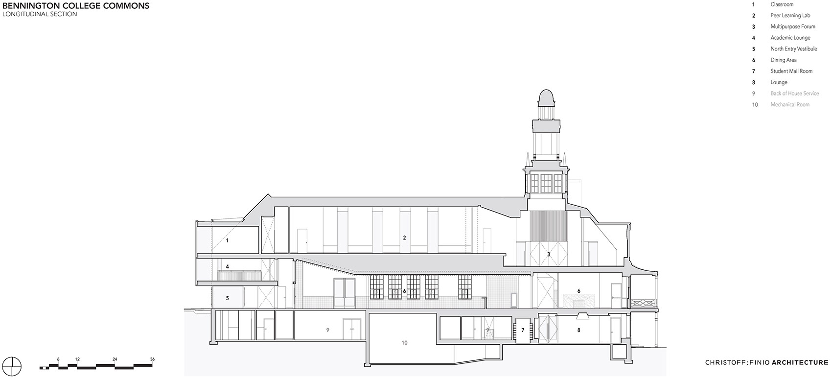 本宁顿学院 Commons 大楼改造 · 现代学术生活中心-57