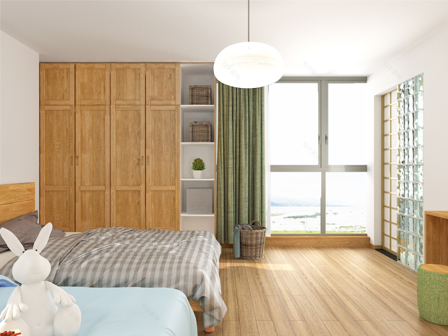 深圳新中式原木风格住宅设计-16