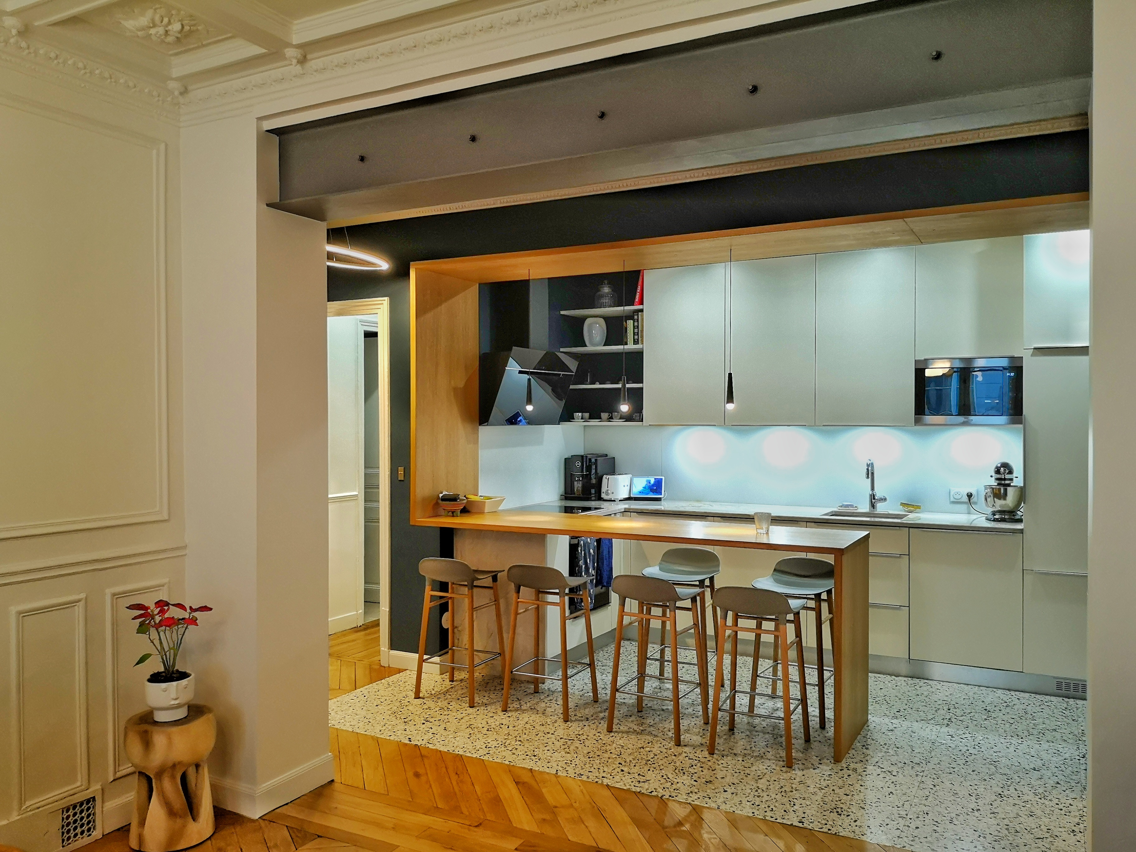 巴黎玛黑区公寓翻新丨法国巴黎-1