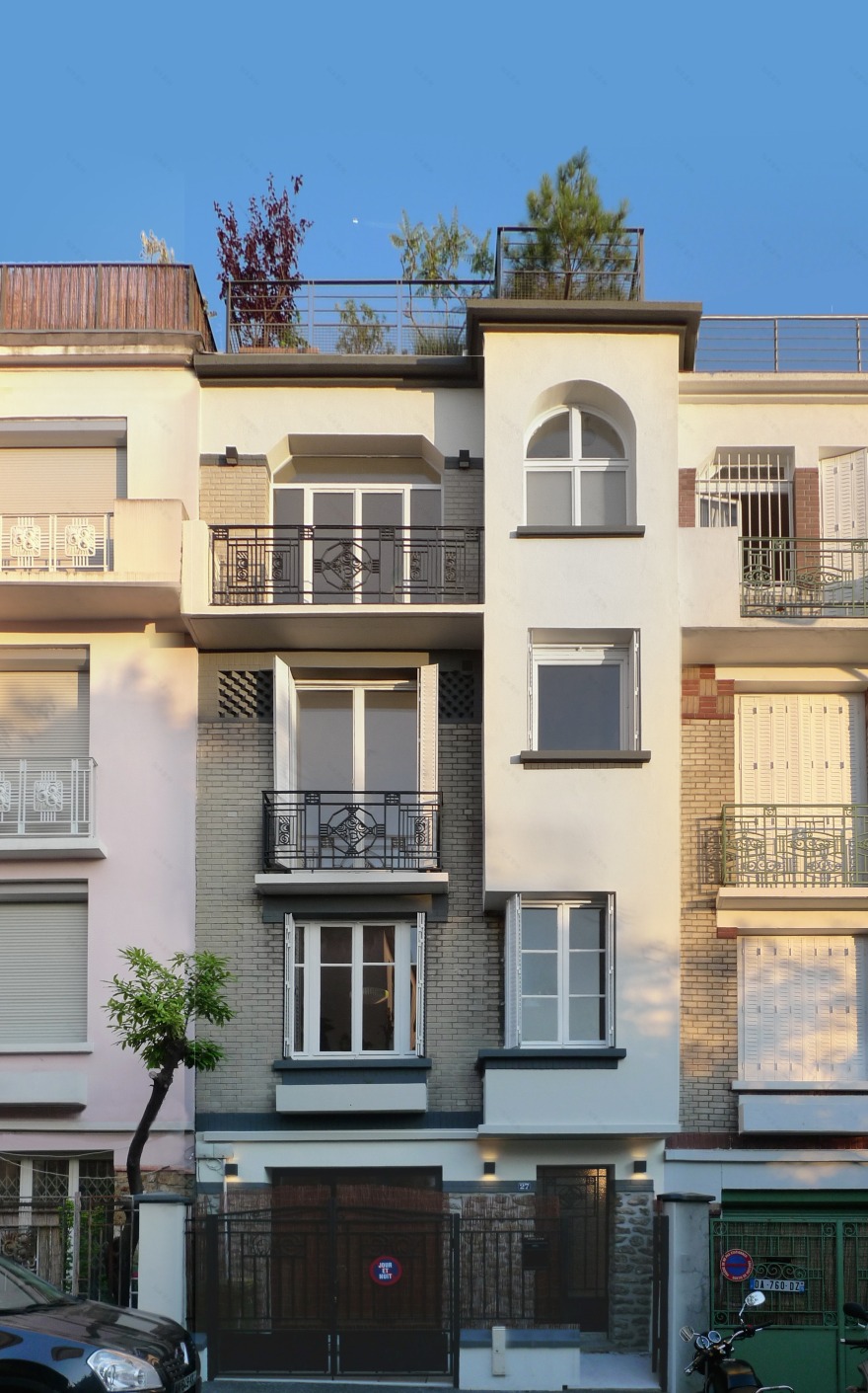 巴黎别墅蜕变,艺术装饰风格重生-27