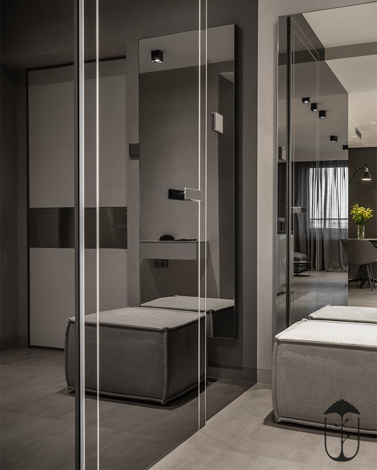 灰色简约公寓,舒适与空间的完美融合-9