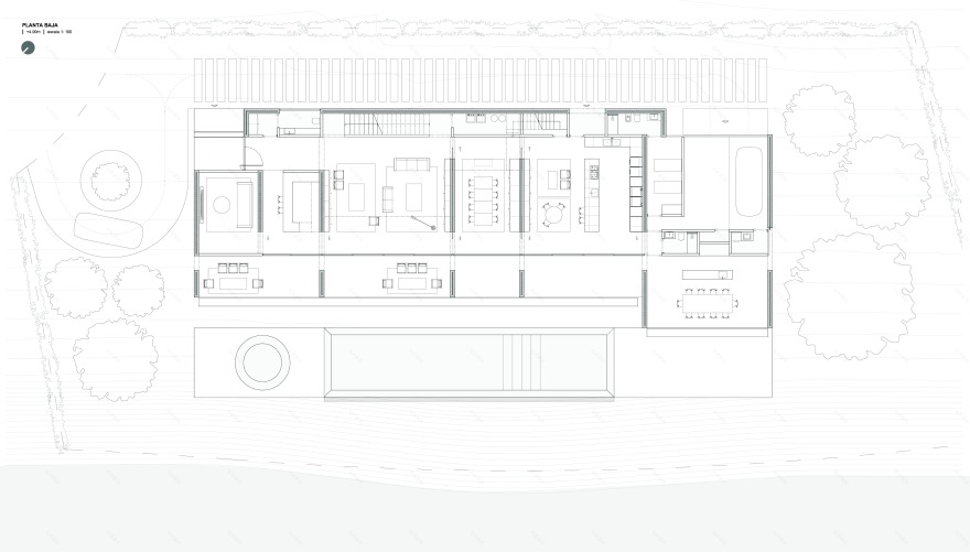 阿根廷湖畔别墅建筑空间解析-23