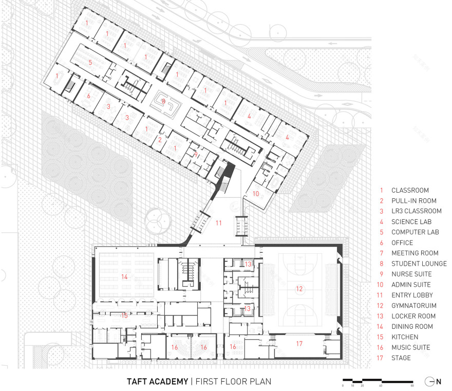 塔夫脱新生学院丨美国芝加哥丨STL architects事务所-36