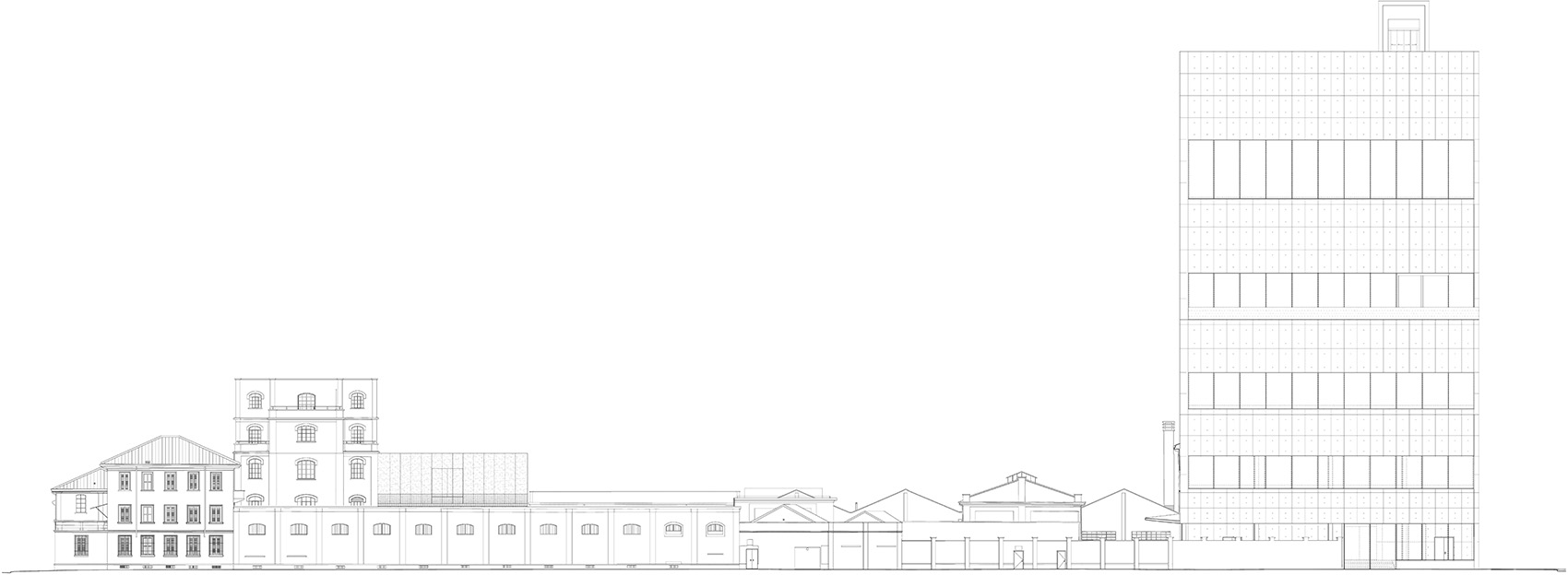 Prada基金会Torre大楼，米兰/为简单的体量赋予显著的空间差异性-122