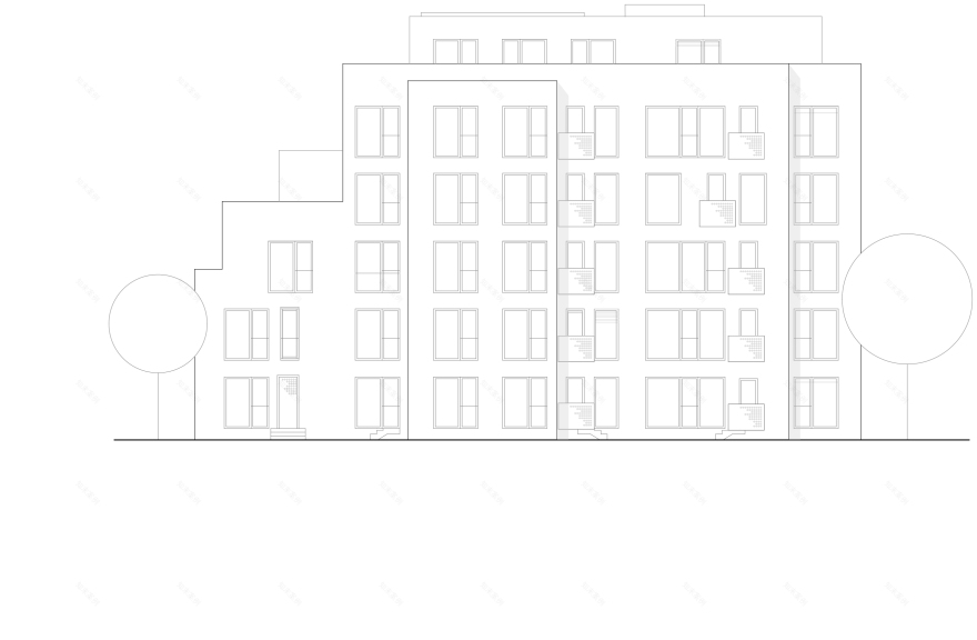 柏林 Pankow 区木结构公寓建筑-10