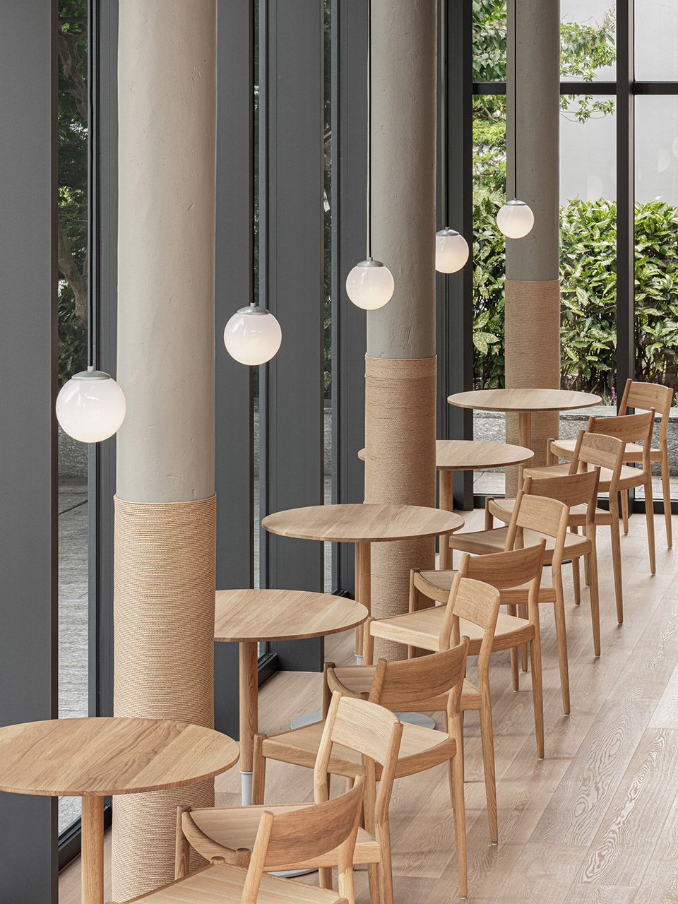 Blue Bottle咖啡港未来店，东京/科技与工艺结合的木制家具-73