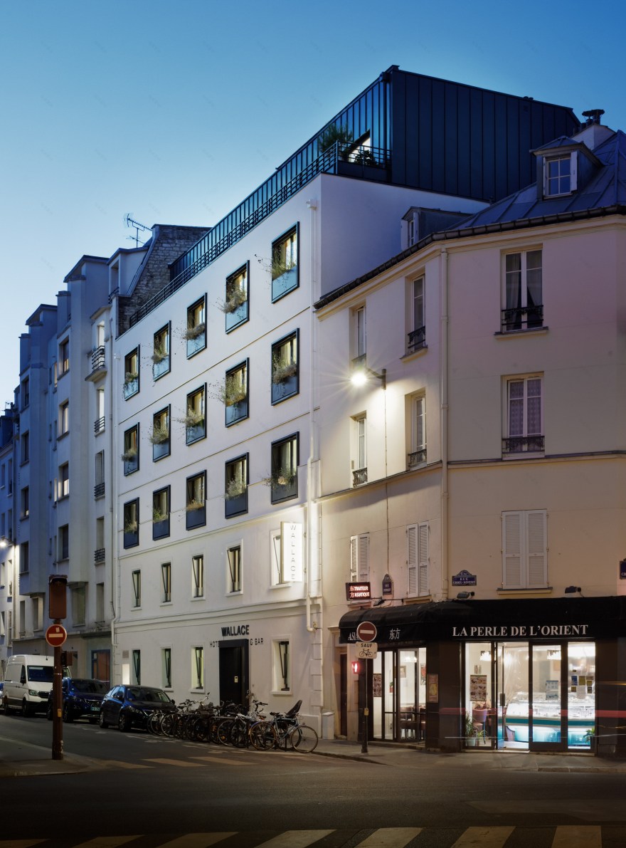 巴黎华莱士酒店,蓝调金属魅力与自然光的完美结合-24