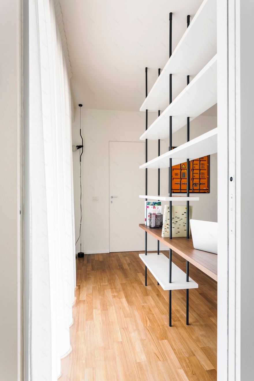 米兰优雅灰调公寓,经典与现代的碰撞-23