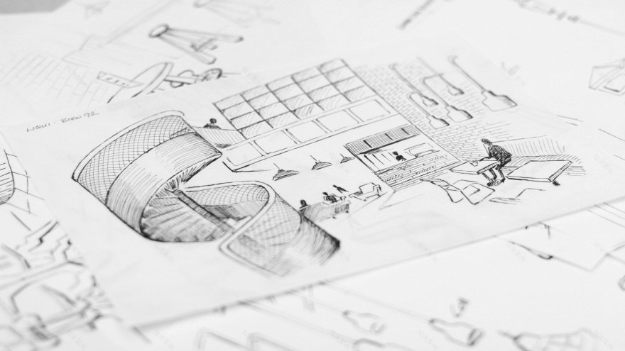 废木与铜的奢华碰撞——Liqui Studio 为 Brew 92 打造的中东风情咖啡店-13