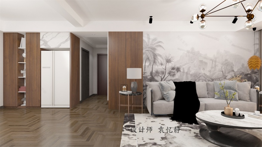 武汉喜瑞都 120 平中性色现代家居设计,温馨舒适-31