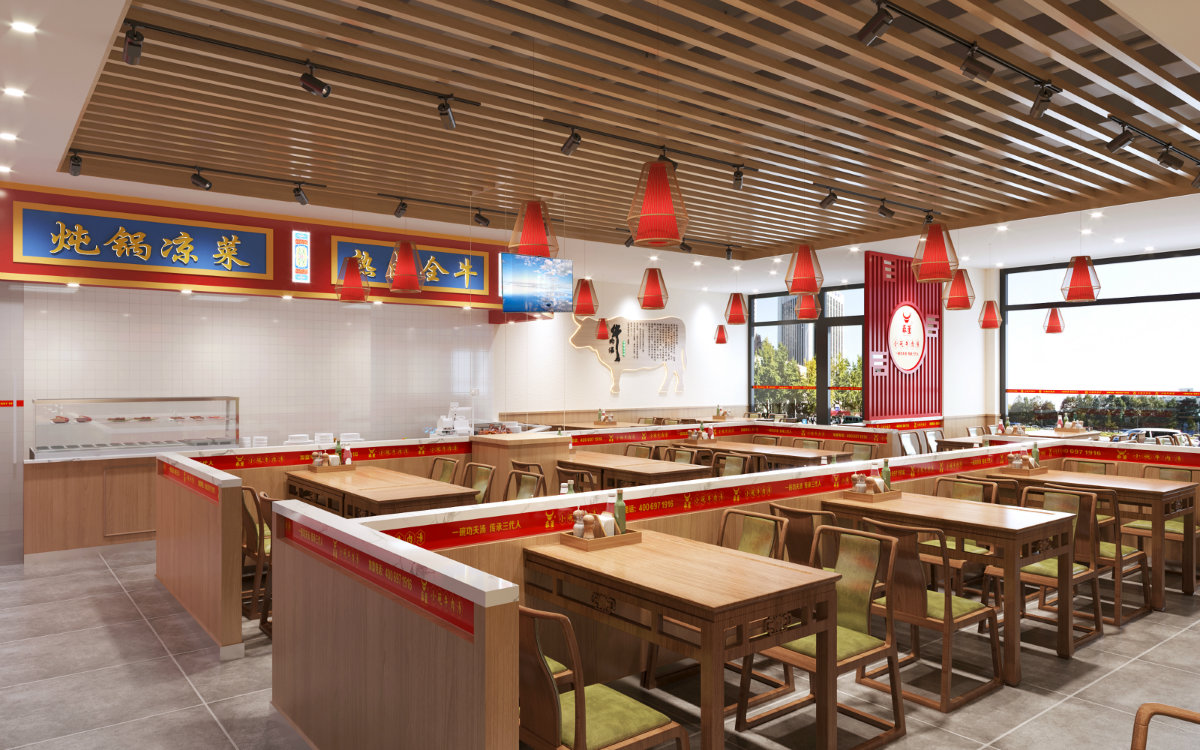 泰董洛阳小碗牛肉汤快餐店丨中国许昌丨佩伶餐饮空间设计-21