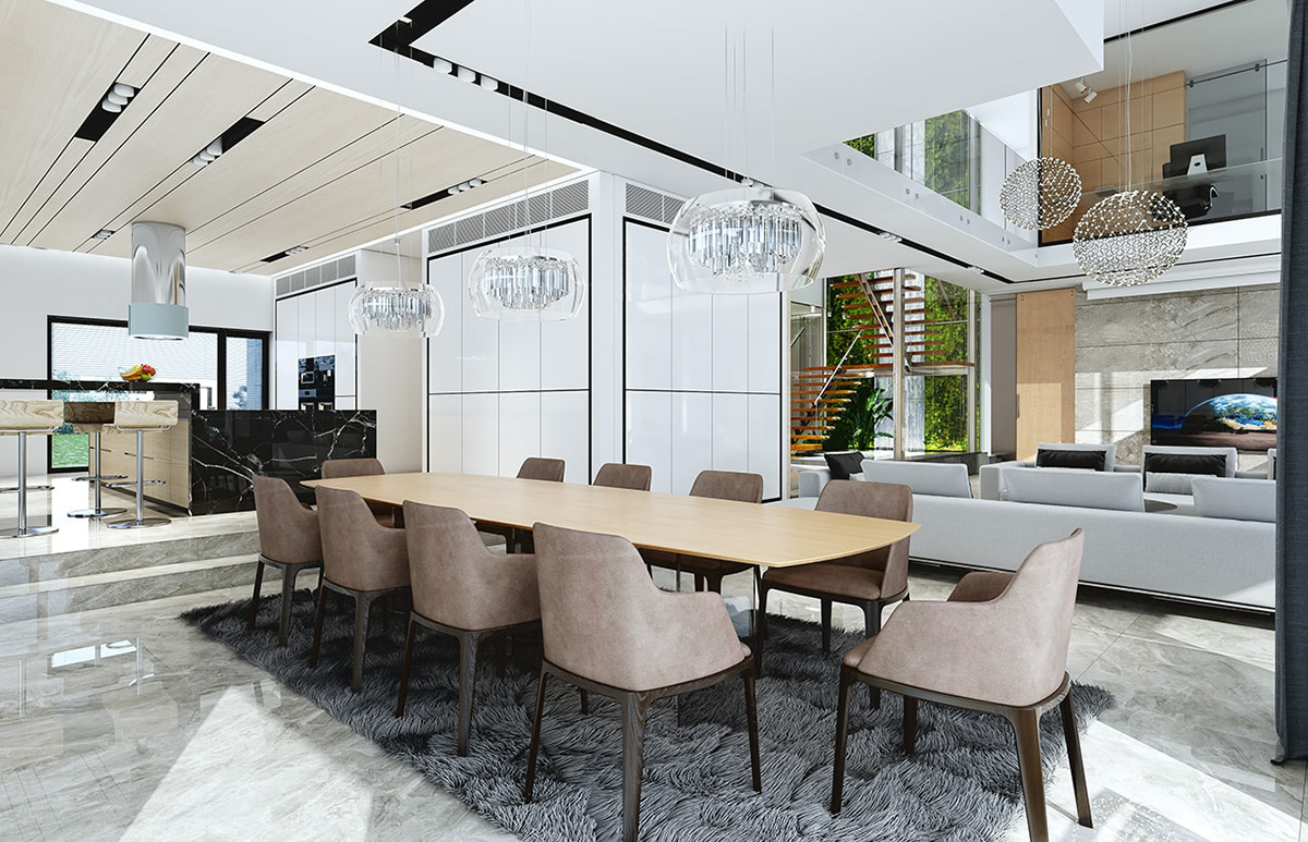 MG Projekt丨别墅建筑丨Projekt domu Rezydencja Floryda 2-5