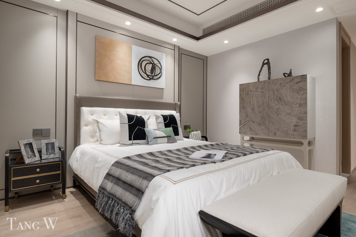 新中式风格样板间-16