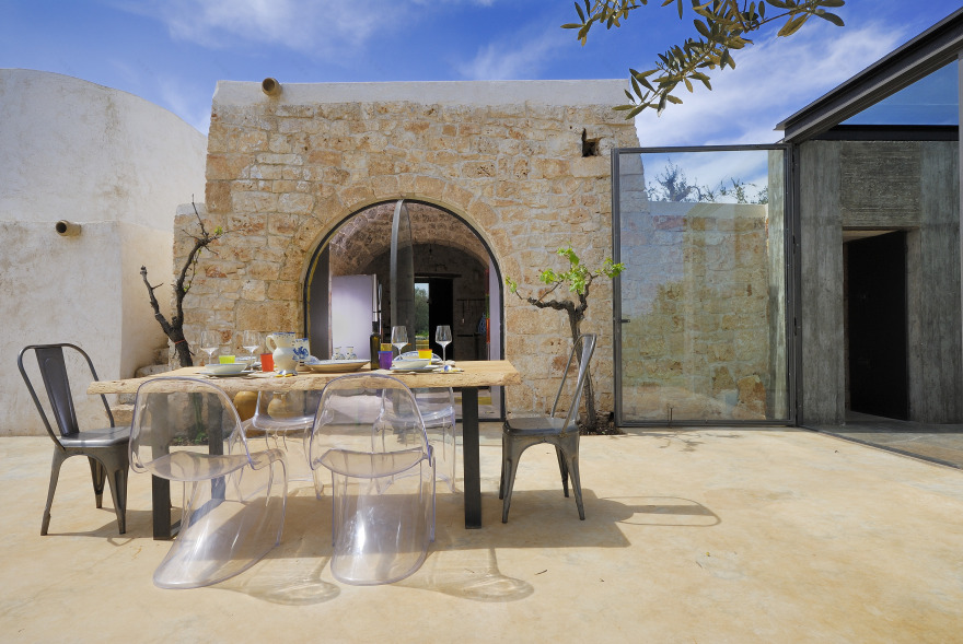 意大利乡村别墅,玻璃立方体与传统土屋的完美融合-27