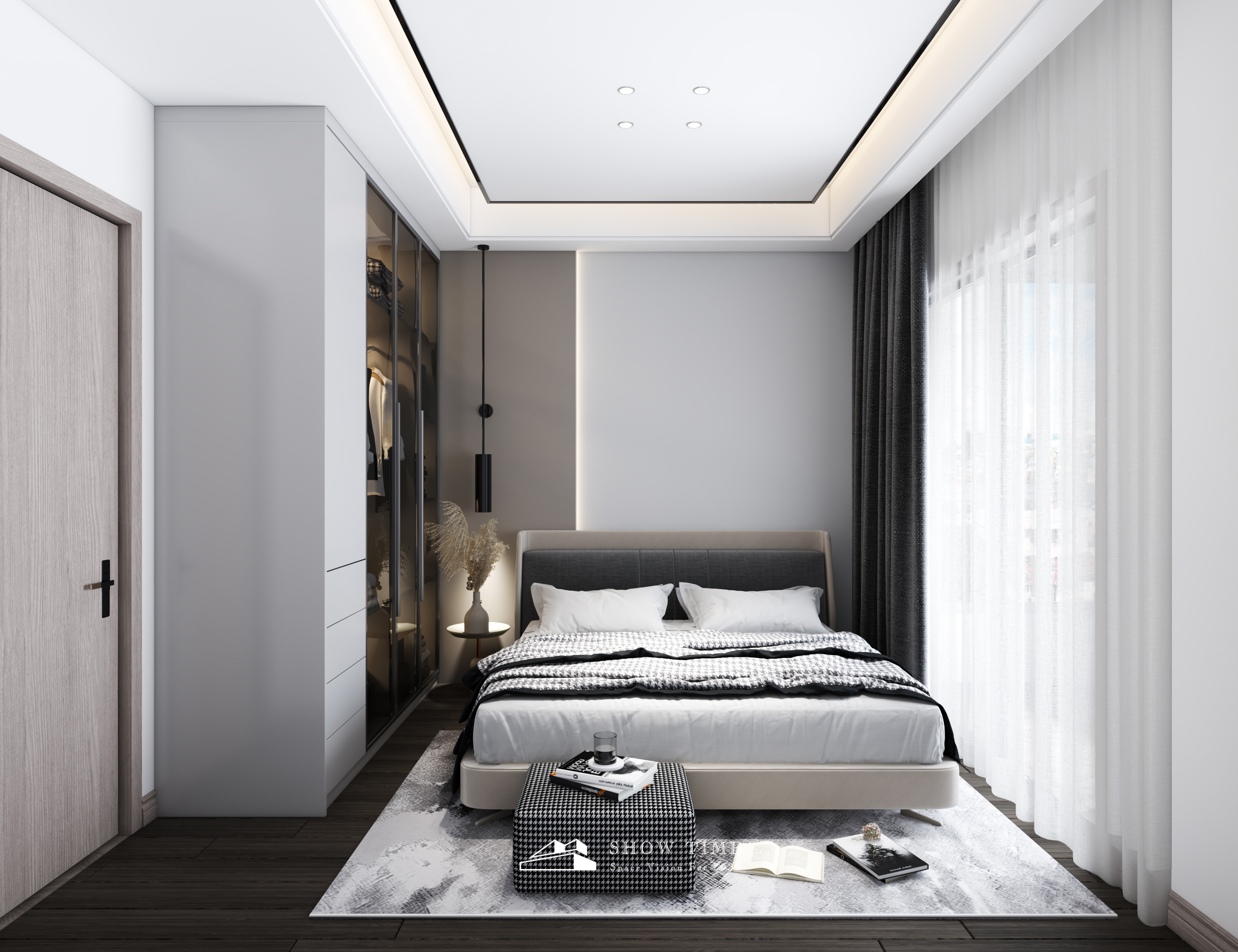 极简主义住宅，融入温馨暖调的高级感-13