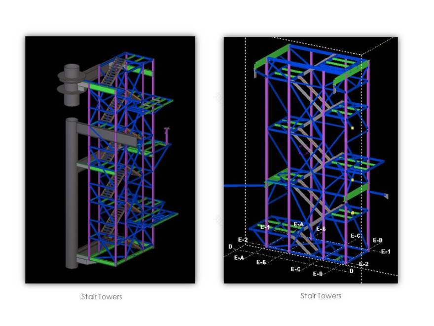 高效精准的美国深海石油平台钢结构详图设计-3