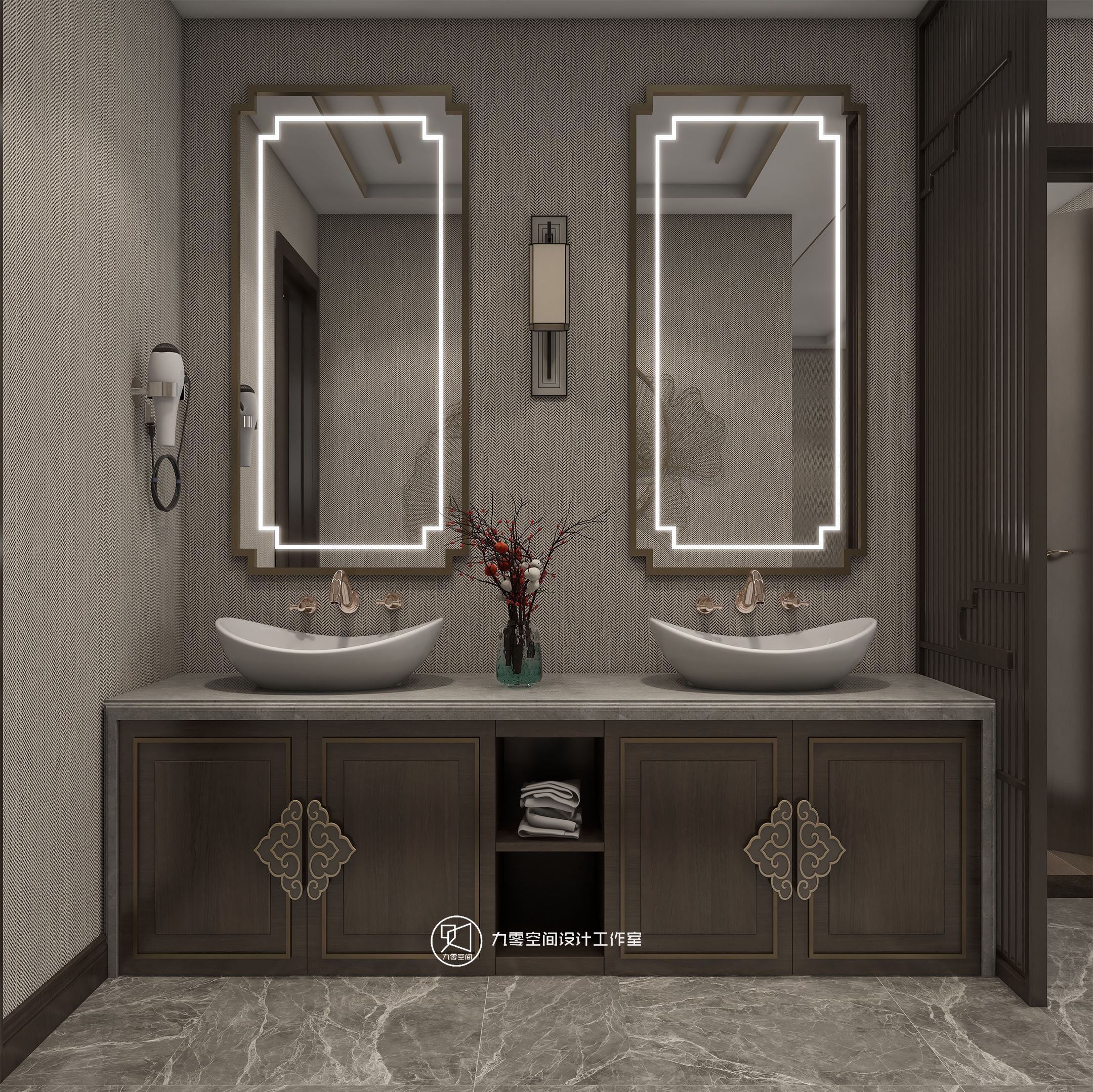 90空间《莫问归期》165平方新中式，回归安静，享受自然本身的恬静！-18