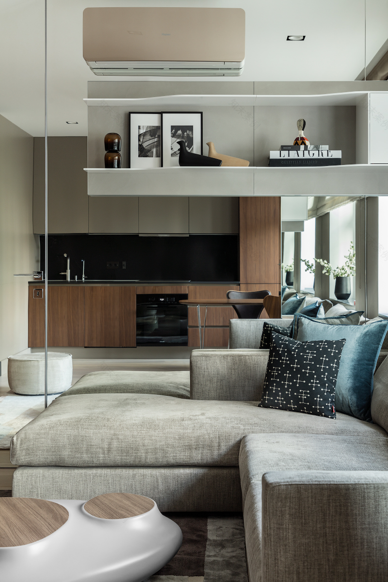 莫斯科 70 平米公寓的创意设计-8