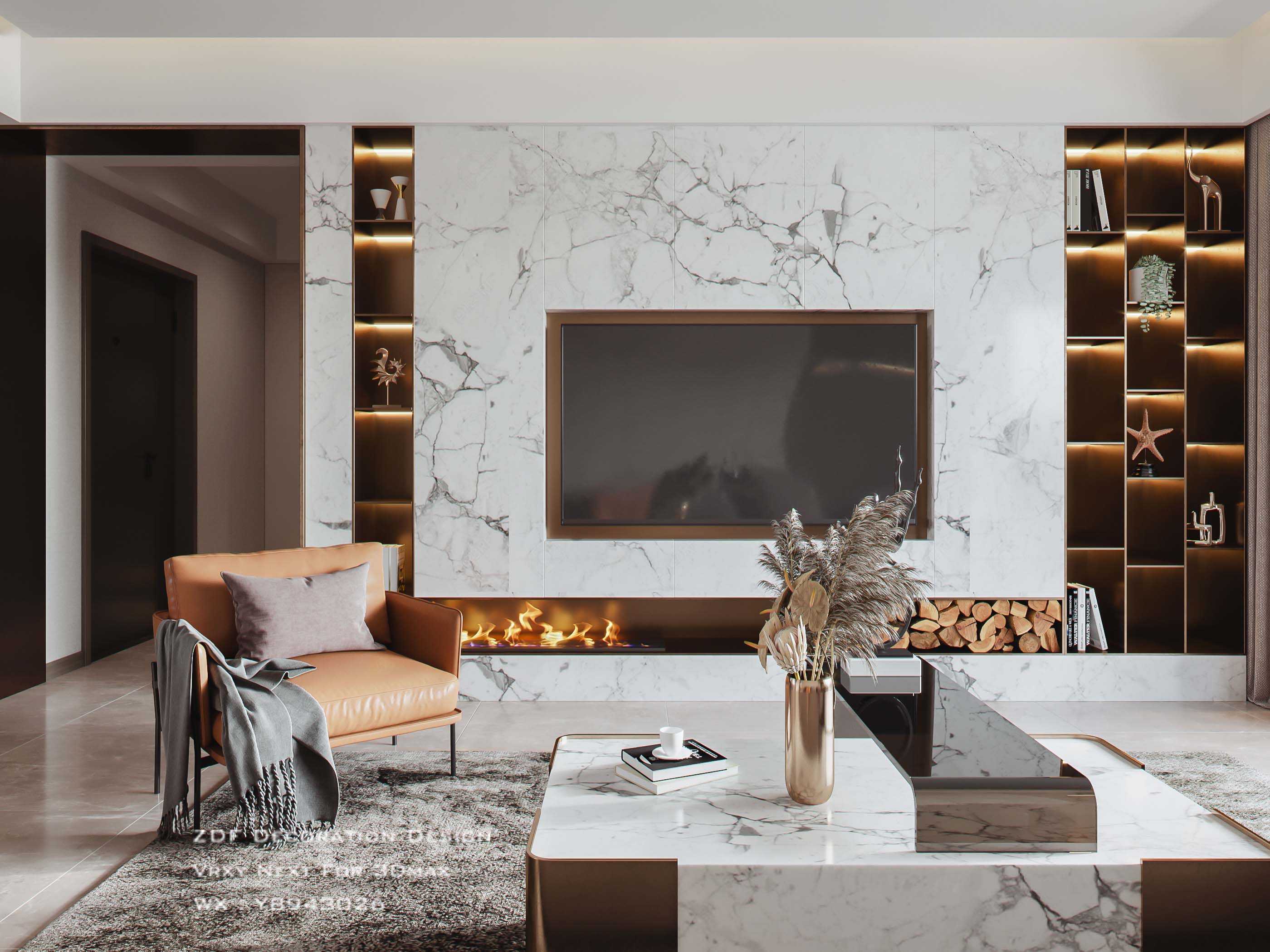 现代轻奢全案表现-4