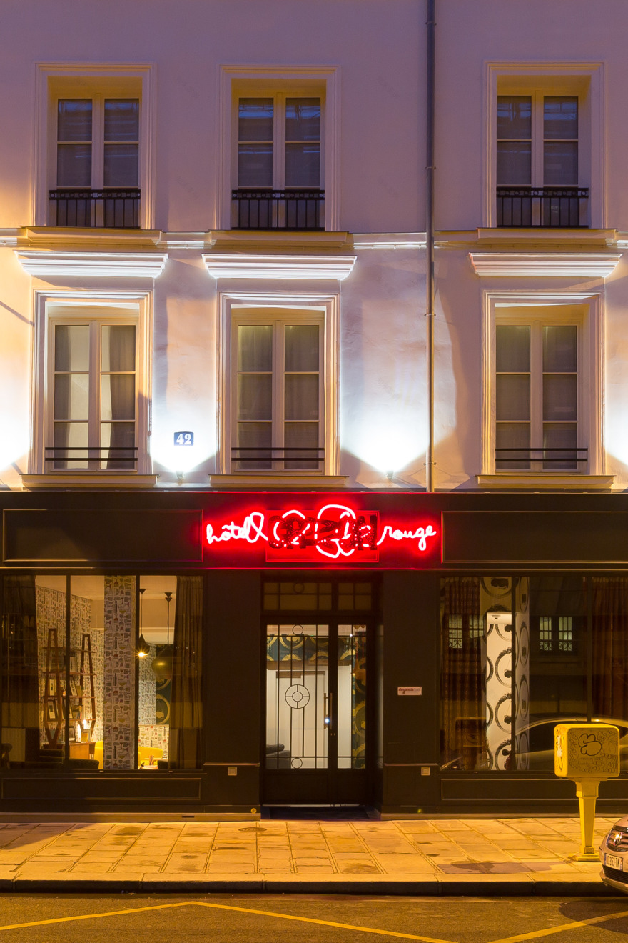 巴黎彩色艺术酒店“红蜡笔”-2