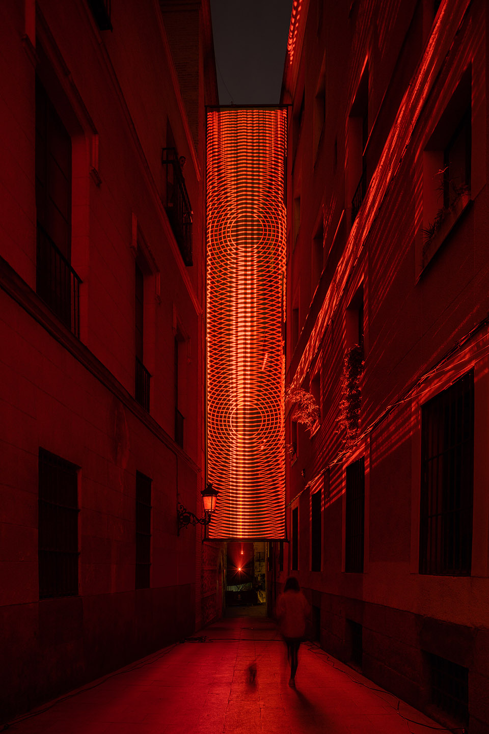 “DATA”灯光艺术装置，马德里/思考大数据在人类生活中的意义-22