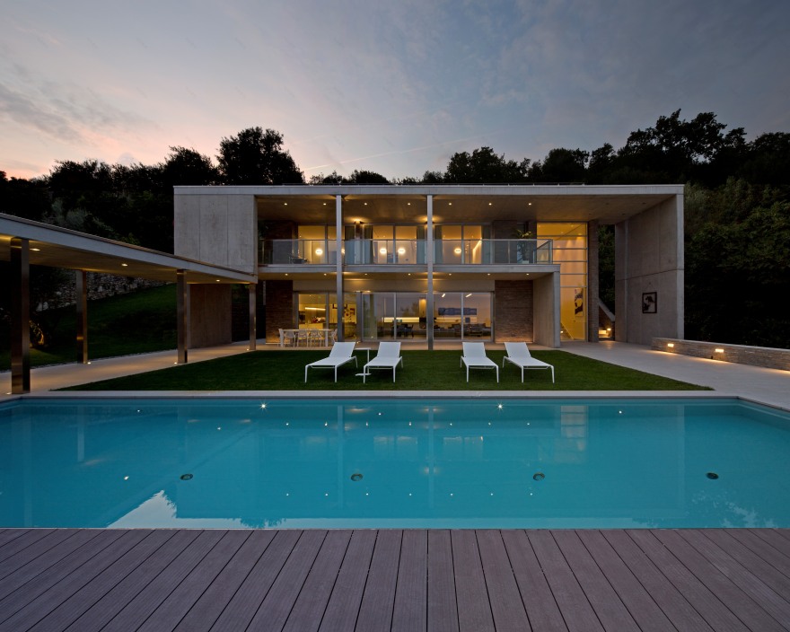 意式湖畔别墅,诠释自然与现代共生设计-51