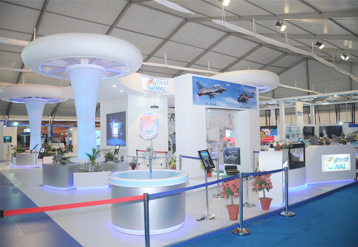 HAL Custom Build Exhibition Stand Design & Build By XS Worldwide-0
