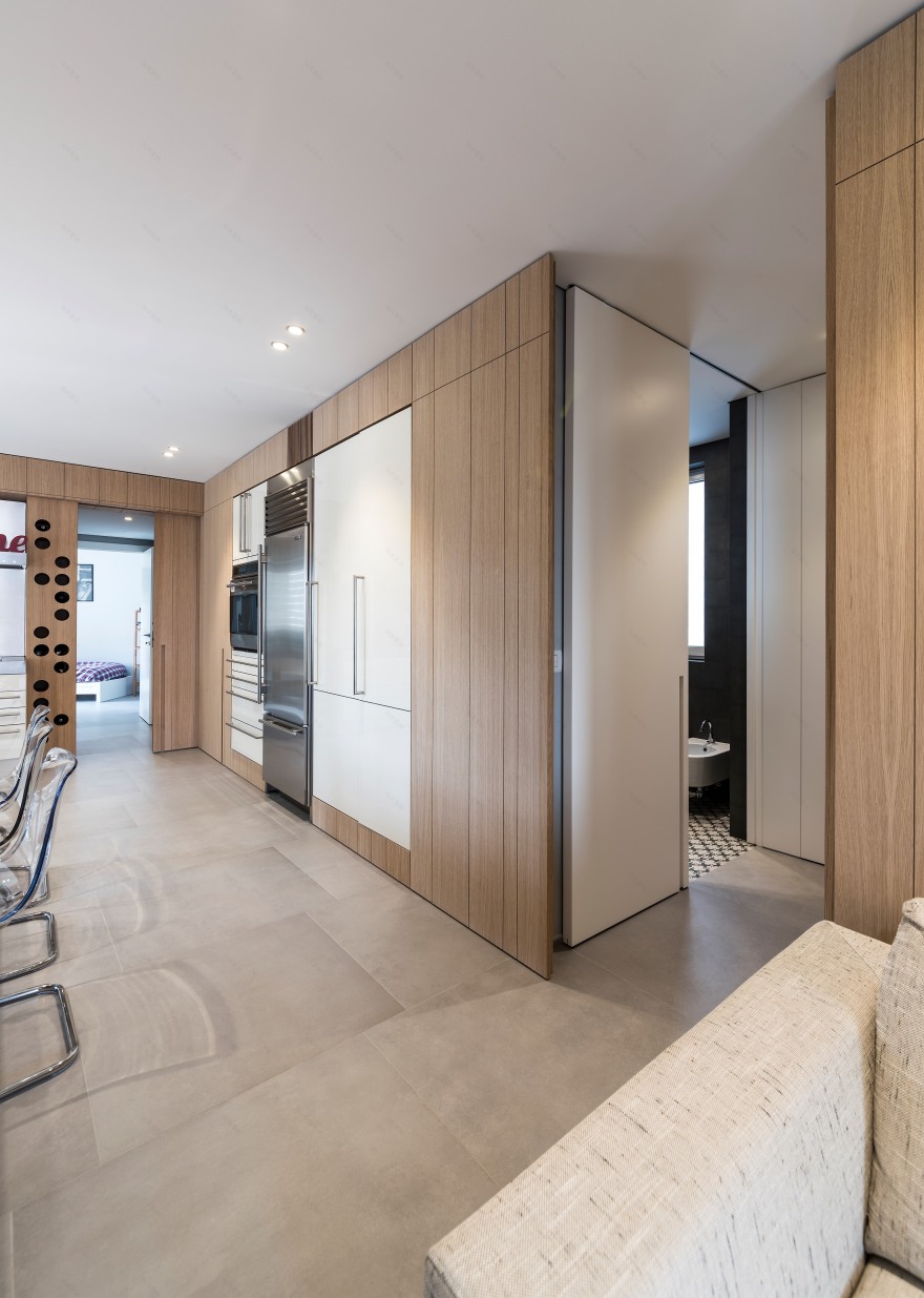 翻新公寓中的木质波西米亚风格-6