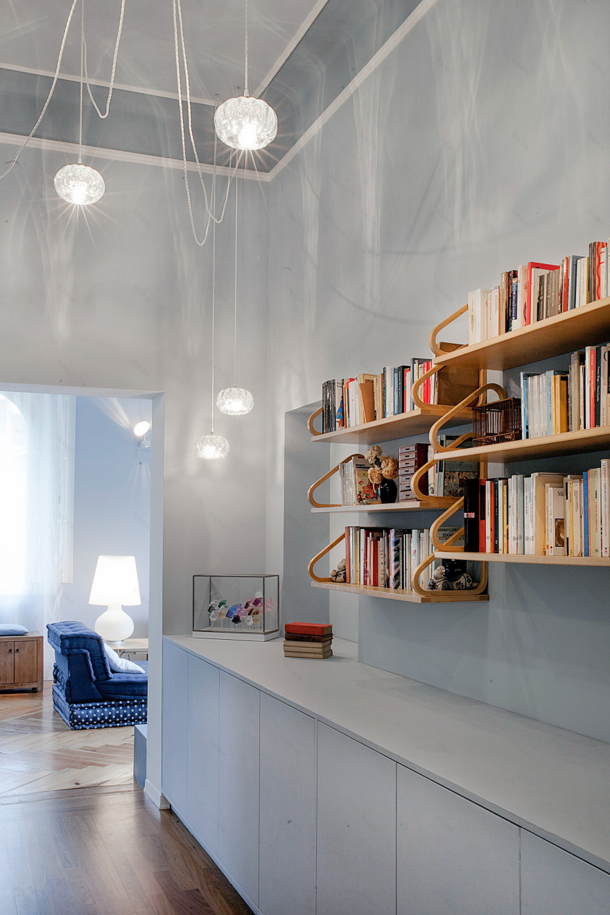 复古色彩的别墅空间 | Casa CH 的室内设计-1