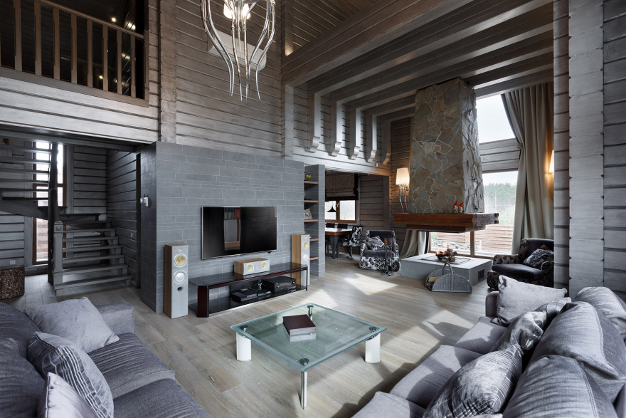 雪域风情 | Courchevel 风格木屋设计-1