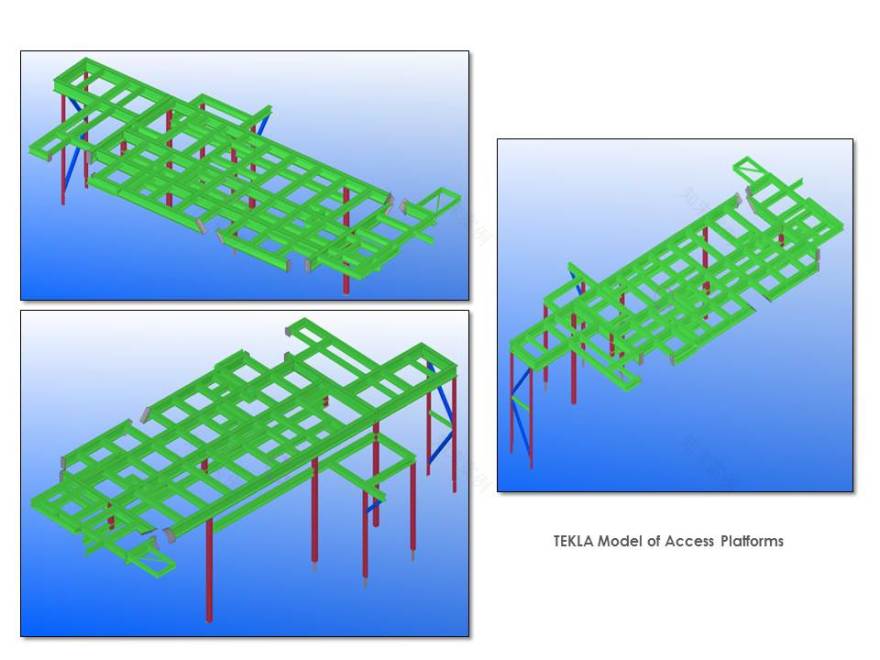 高效精准的美国深海石油平台钢结构详图设计-6
