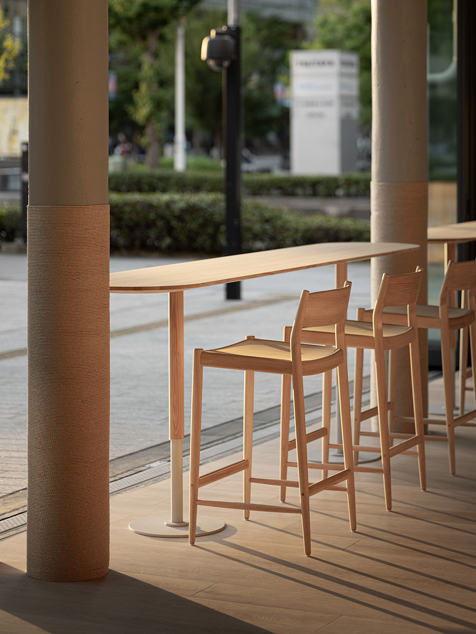 Blue Bottle咖啡港未来店，东京/科技与工艺结合的木制家具-68