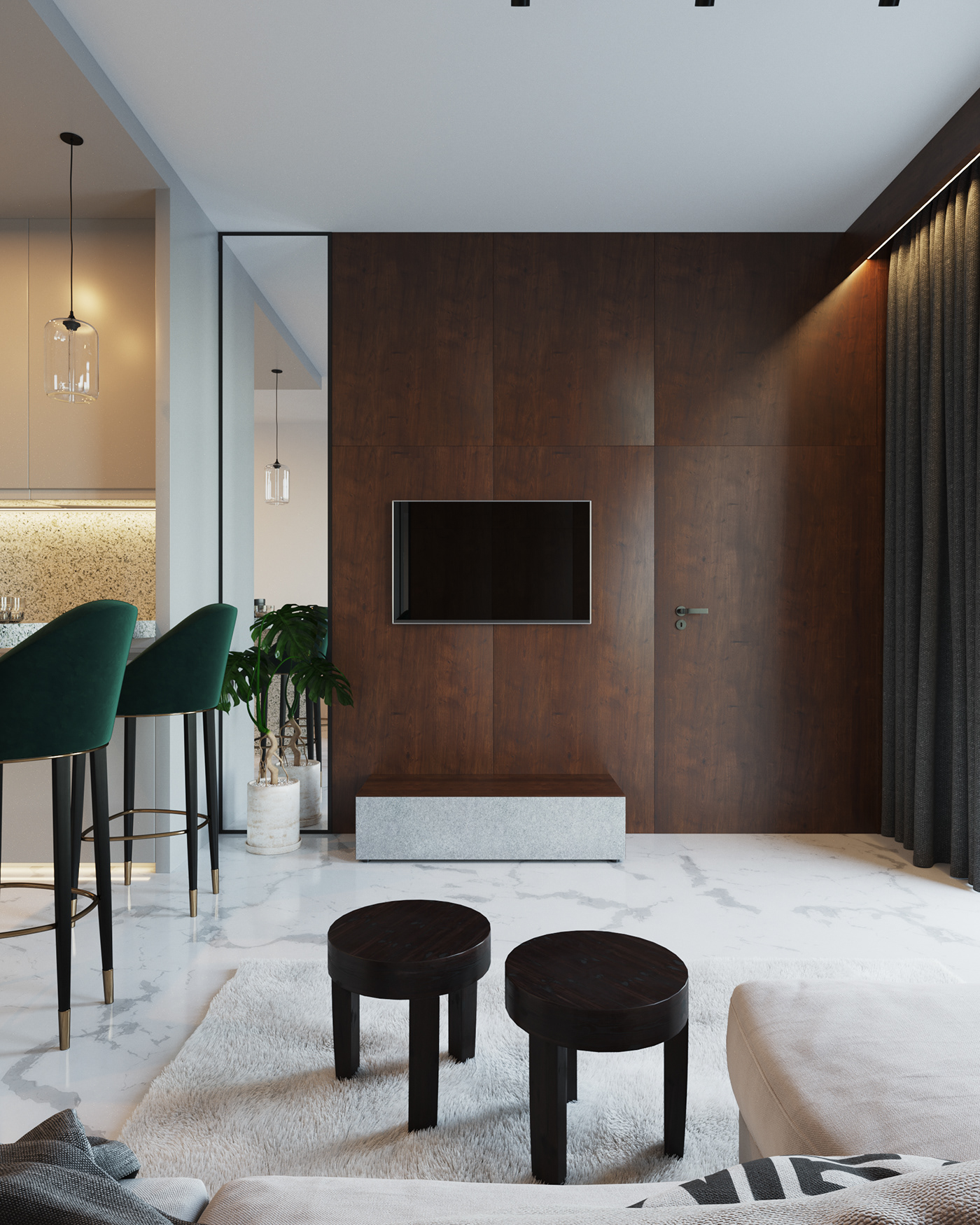 迪拜现代平层设计丨阿联酋迪拜丨ADAM 室内设计-3