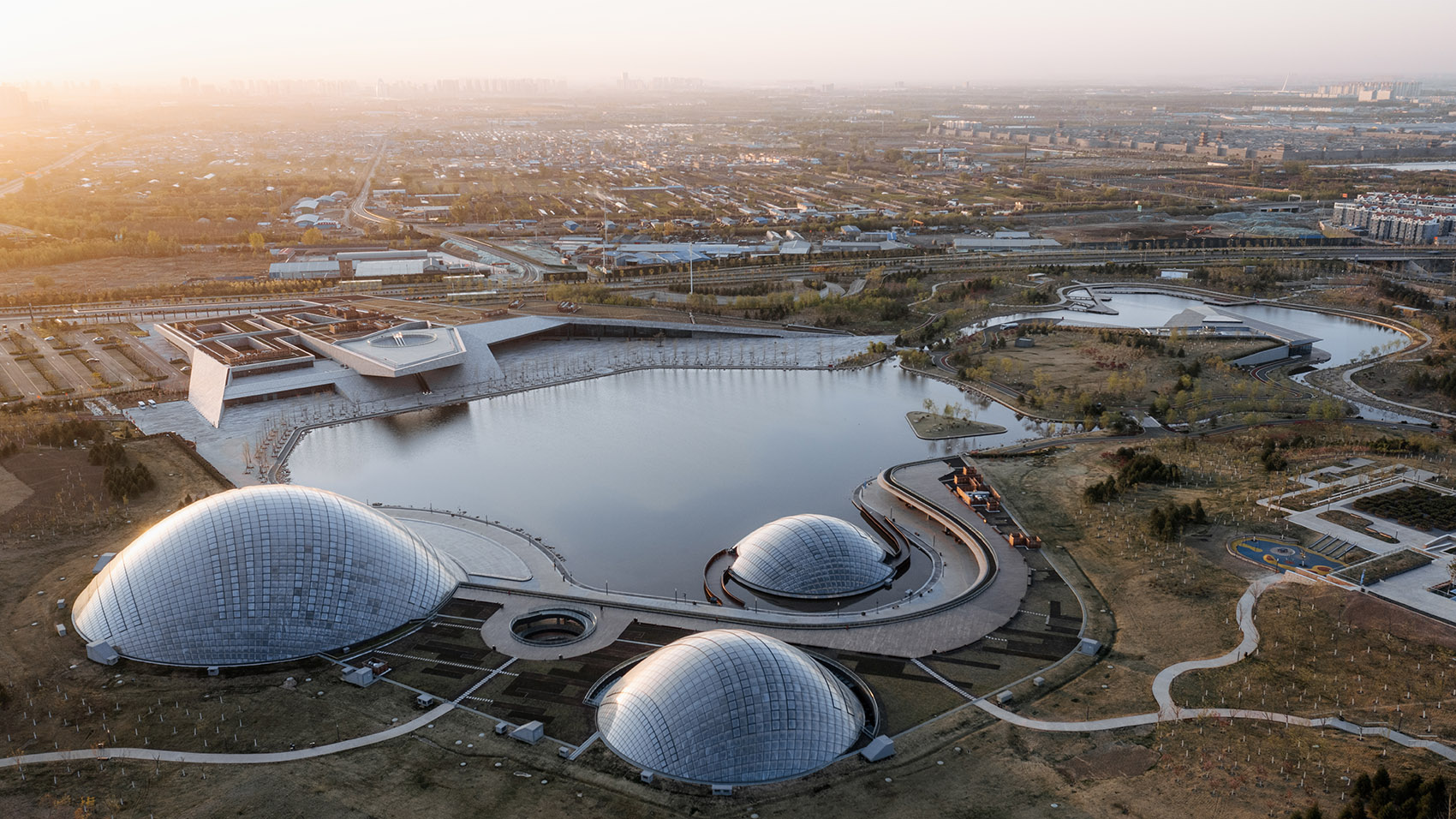 太原植物园/建筑与景观的有机融合-5