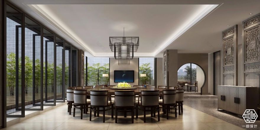 中式餐厅设计-17