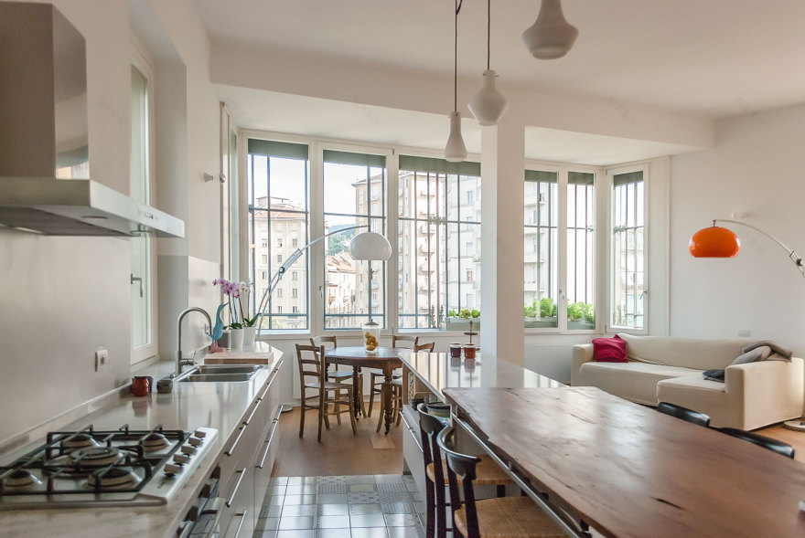 历史建筑中的灵活公寓设计-0