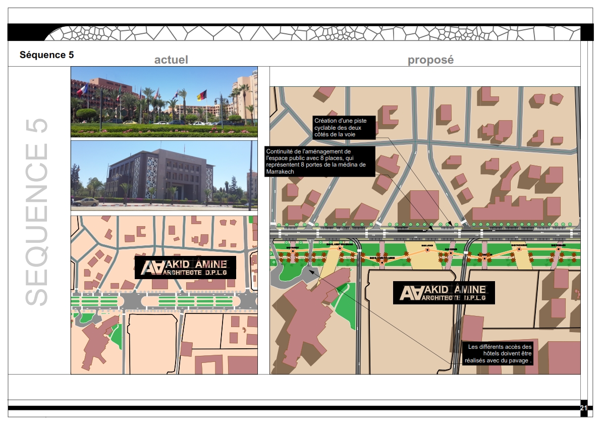 Proposition Urbaine Boulevard Mohamed VI-13