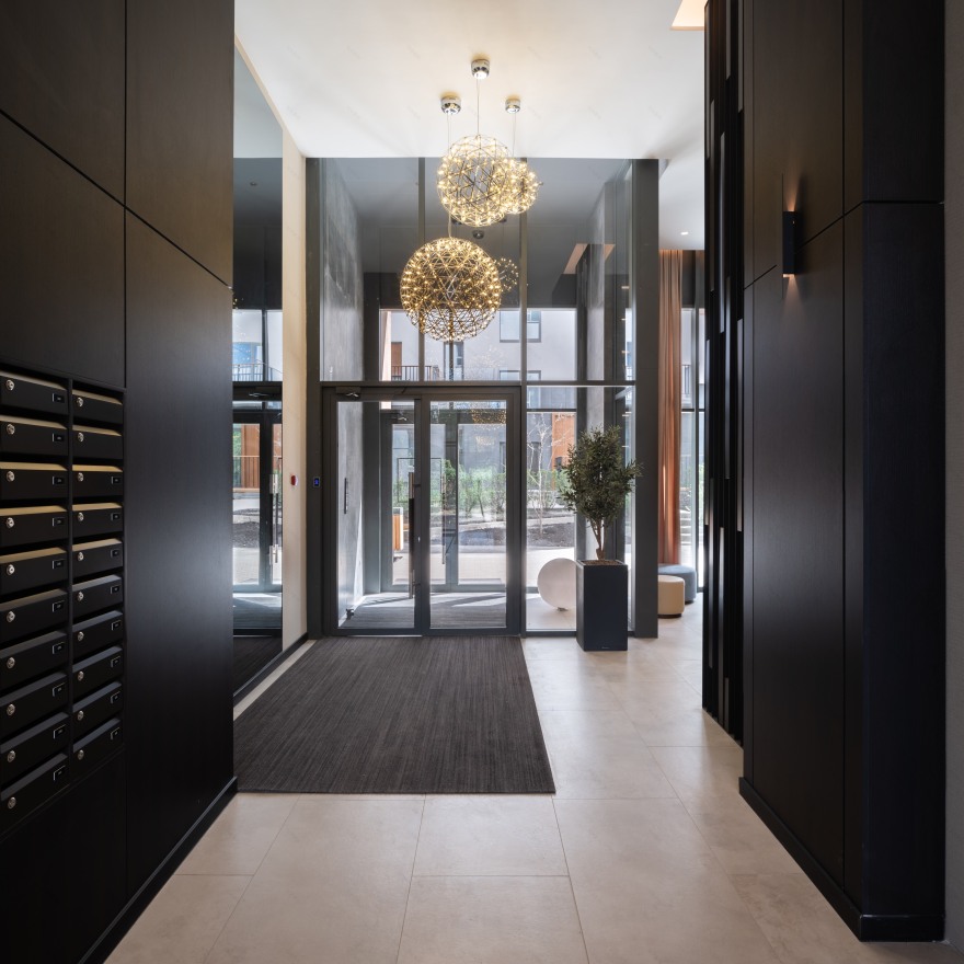 俄罗斯住宅区优雅公共空间设计丨Brusnika-17