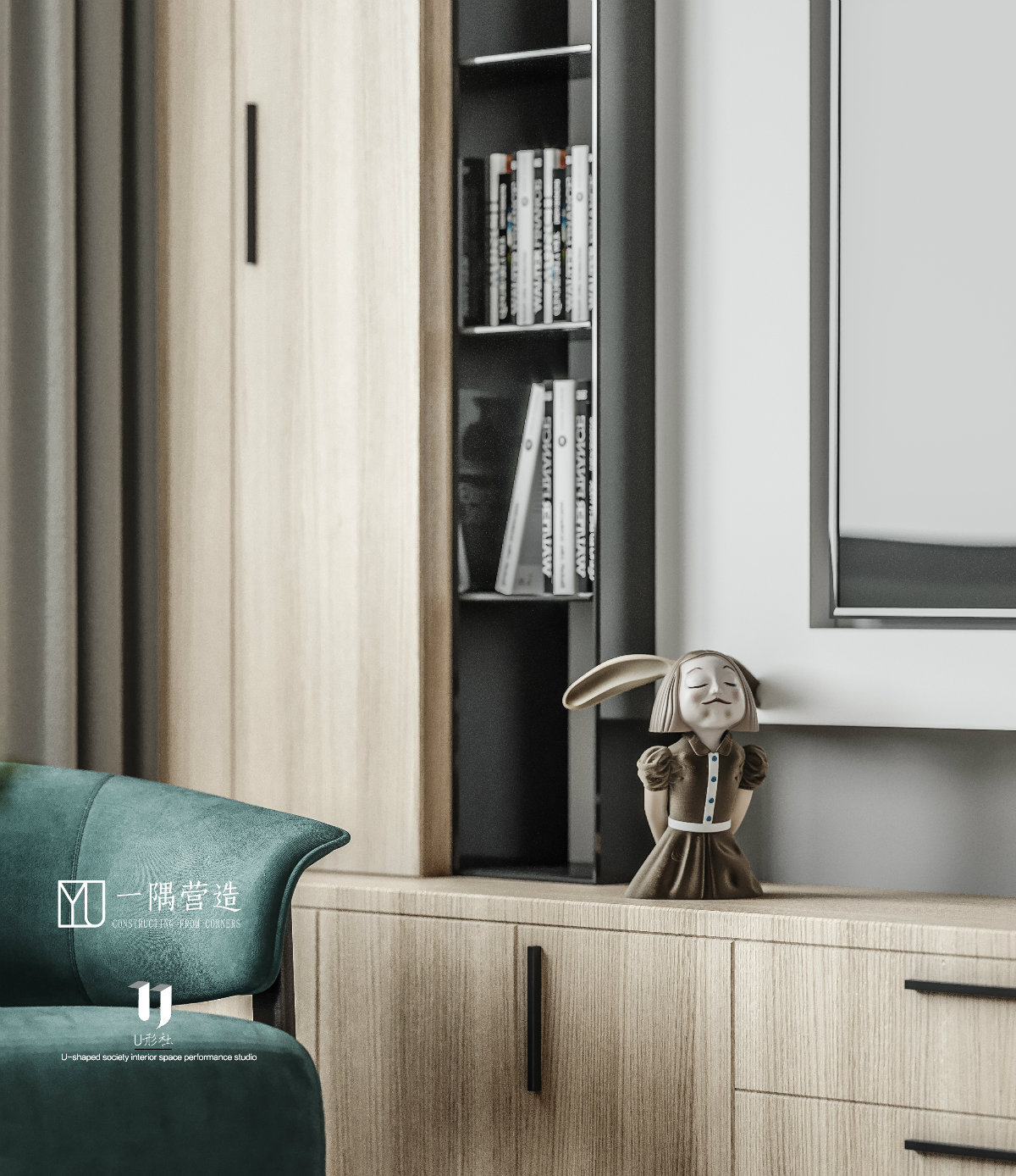 金色名门小区一隅营造平层设计-6