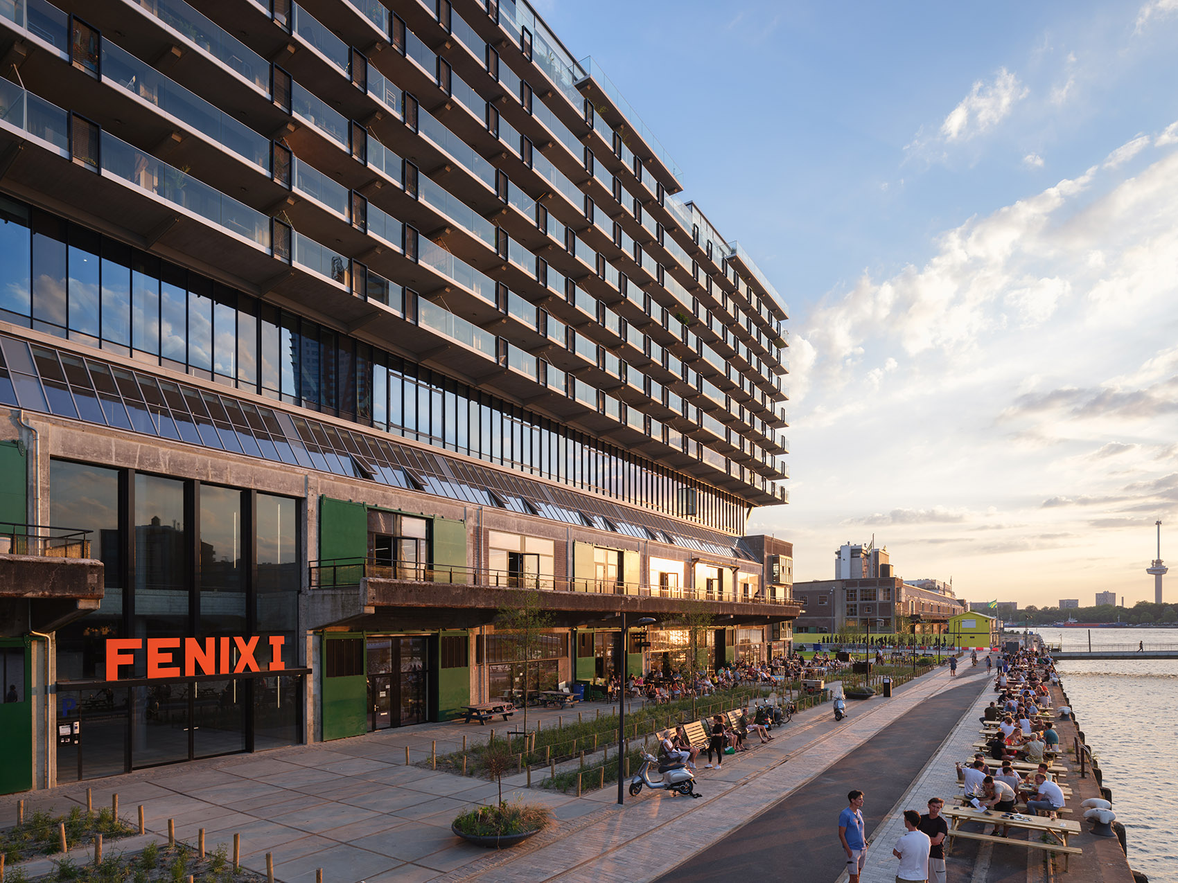 Fenix I 综合体，鹿特丹/码头仓库变身城市地标-98