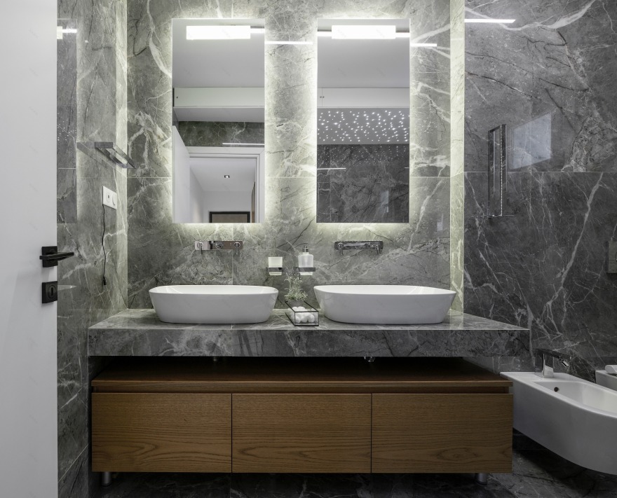 创意木石交融,MNK 设计工作室打造双层公寓空间-8