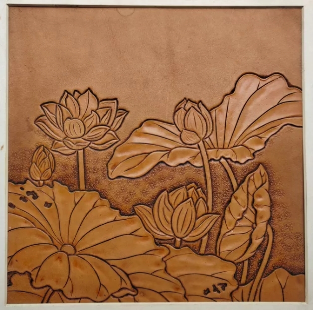 皮雕工艺在室内墙面设计中的应用-64