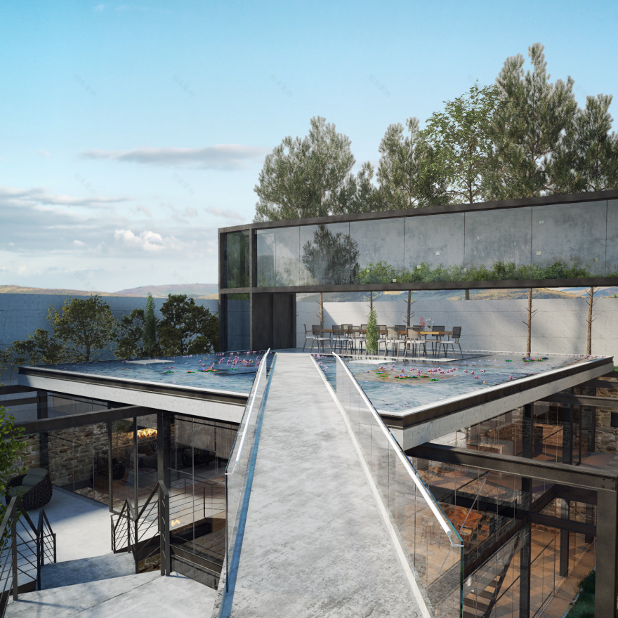 QASR DASHT VILLA | 融入自然的景观别墅设计-4